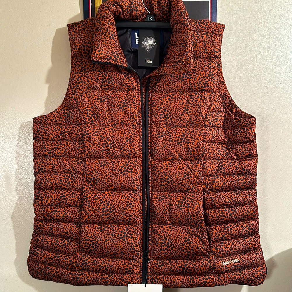 NWT Lands’ End Down Puffer Vest